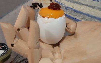El huevo de la aceituna Gordal y Hojiblanca
